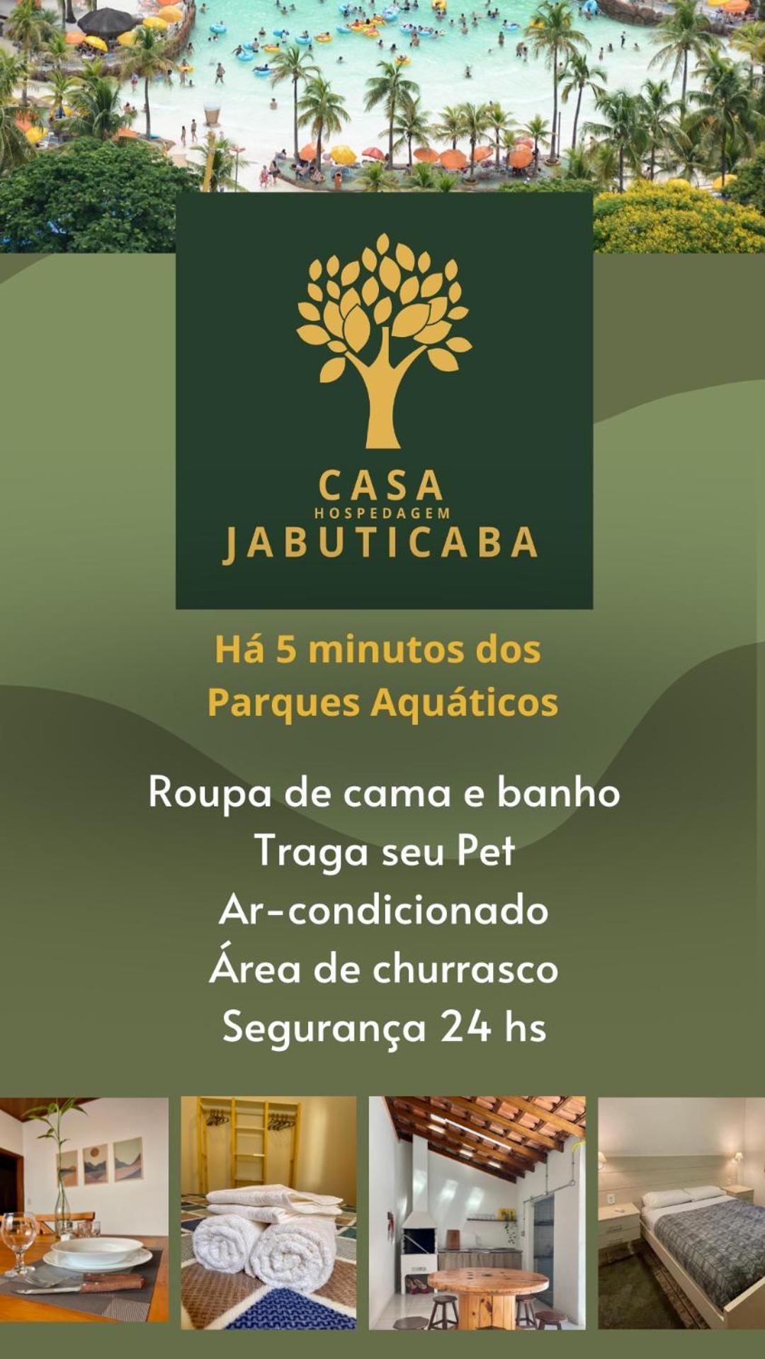 Casa Jabuticaba A 5 Min Dos Thermas E Hot Beach Olímpia Eksteriør billede